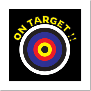 on target Posters and Art